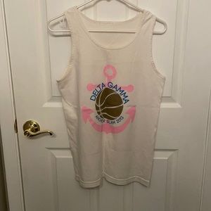 Delta Gamma Vintage Anchor Slam Tank Top